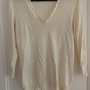 J. Crew Ivory sweater